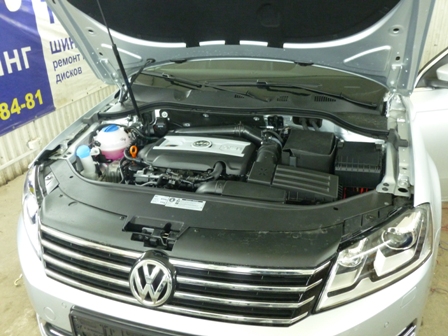 Установка замка капота StarLine L10 на VW Passat