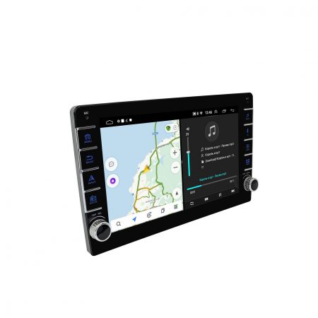 Магнитола A-TRON DOUBLE KNOBS  UIS8141E ARM 4Core-A7,1.3GH/MIPI 720*1280 Carplay8035 COLORFUL LIGHTS FAN 10 дюймов, 2+32G